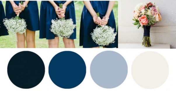 Blue & White Wedding