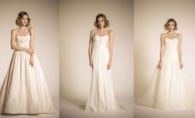 Strapless Preppy Style Wedding Gowns