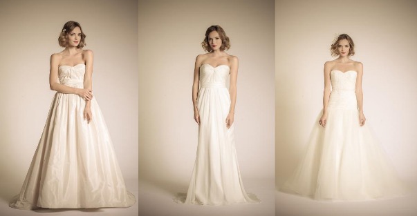 Strapless Preppy Style Wedding Gowns