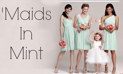 Mint Colored Bridesmaid Dresses