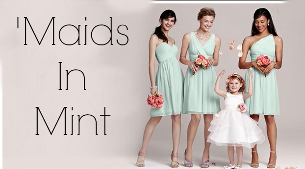 Mint Colored Bridesmaid Dresses