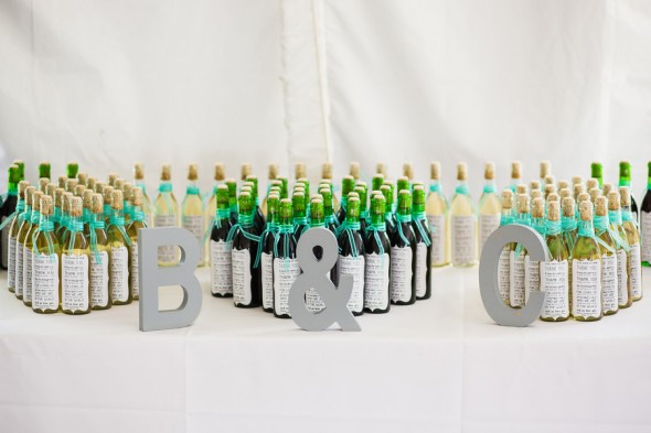Wedding Favor Wine Bottle with Custom Labels