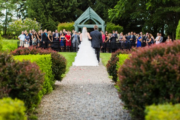 Country Inn Outdoor Wedding Ceremony