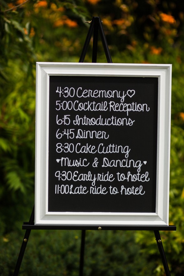Preppy Wedding Style Chalkboard