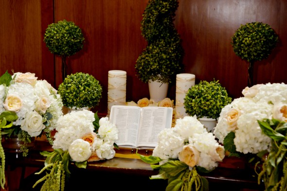 Church Wedding Ceremony Flowers