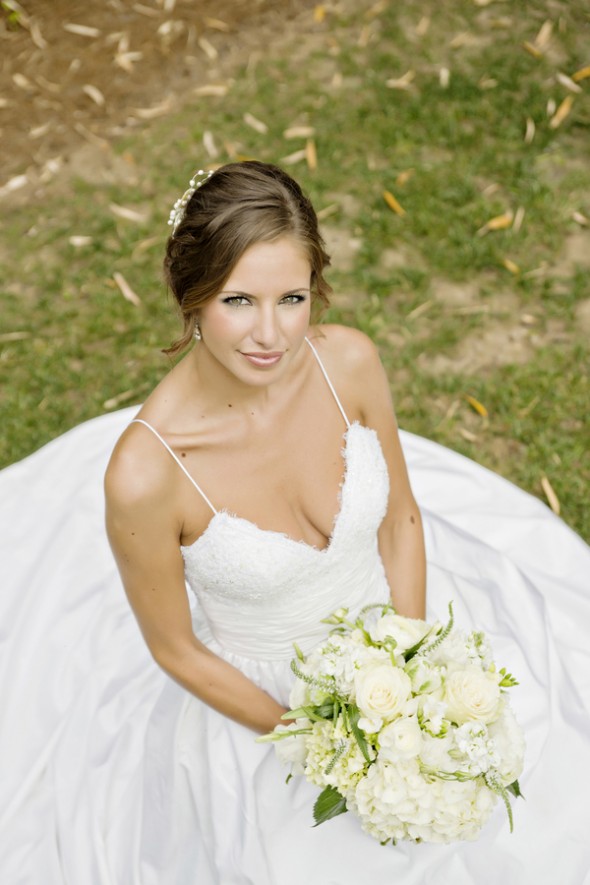 Southern Bride V Neck Gown