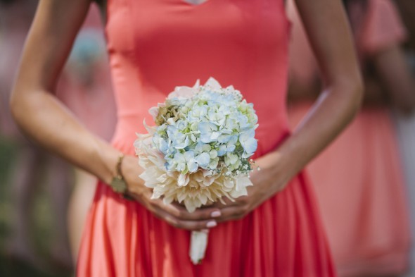 Bridesmaid Bouquet with Hydrangea