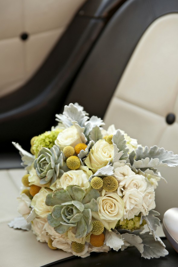 Bridal Bouquet with Succulents