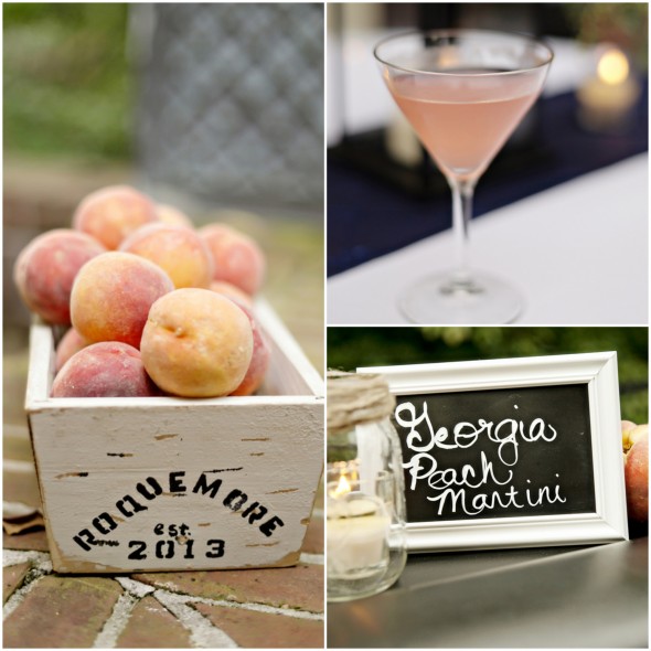 Peach Martini as Special Georgia Wedding Drink