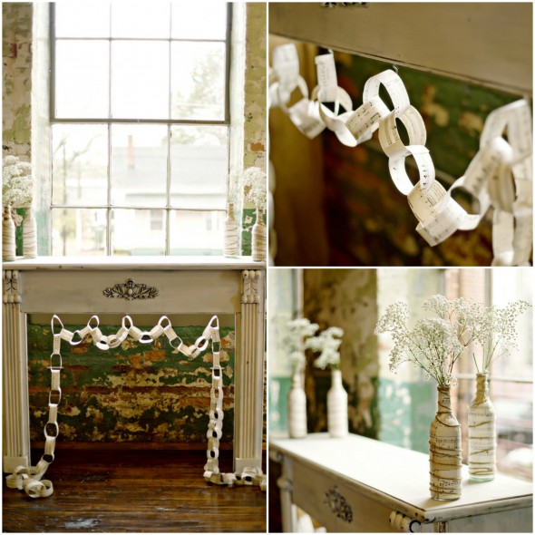 Old Mantle in Industrial Wedding Ceremony Space